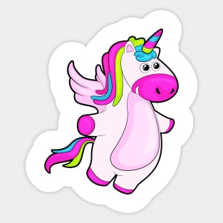 Unicorn at Flying Sticker